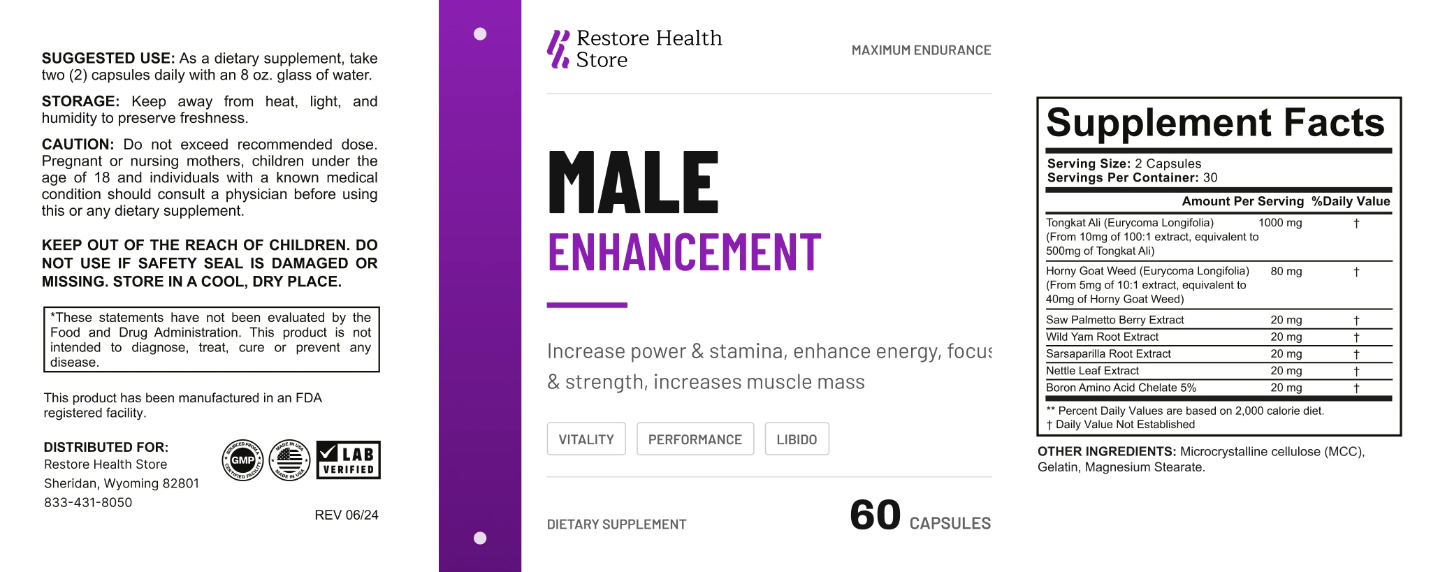 Male Enhancement ingredients